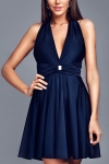 Trumpa tamsiai mėlyna MULTI suknelė