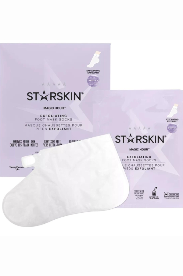 STARSKIN Magic Hour™ šveičiamoji kaukė pėdoms-kojinės